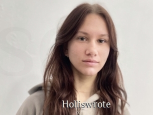 Holliswrote