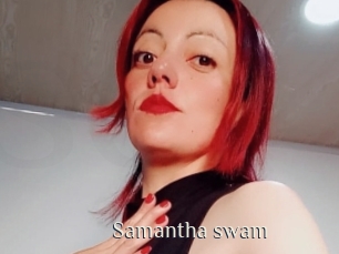 Samantha_swam